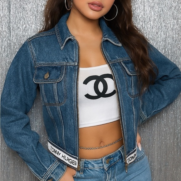 Vintage Tommy Hilfiger Denim Jean Jacket Women’s - Picture 8 of 8